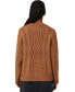 ფოტო #2 პროდუქტის Women's Heritage Cable Oversized Pullover Sweater