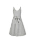 Фото #5 товара Women's A-Line Dress with Sash