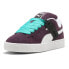 Фото #2 товара Puma Mapf1 Suede Xl Lace Up Mens Purple Sneakers Casual Shoes 30852602