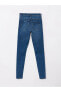 Фото #2 товара LCW Jeans Yüksek Bel Skinny Fit Düz Cep Detaylı Kadın Rodeo Jean Pantolon
