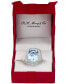 ფოტო #5 პროდუქტის EFFY® Aquamarine (5-7/8 ct. t.w.) & Diamond (3/4 ct. t.w.) Double Halo Statement Ring in 14k White Gold