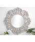 Фото #6 товара Wood Farmhouse Wall Mirror, 32" x 32"