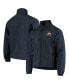 Фото #1 товара Men's Navy Denver Broncos Circle Softshell Fleece Full-Zip Jacket