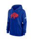 ფოტო #2 პროდუქტის Women's Royal Buffalo Bills Club Fleece Pullover Hoodie