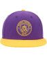 Men's Purple, Yellow Manchester City America's Game Fitted Hat Purple, Yellow, 7 1/8 - фото #2