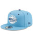 Фото #2 товара Men's Light Blue Kevin Harvick Busch Light 9Fifty Snapback Adjustable Hat
