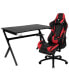 Фото #3 товара Gaming Desk Set - Cup/Headset Holder/Reclining & Footrest