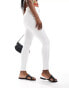 Фото #3 товара Pimkie high waisted skinny jeans in white