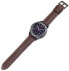 Leather strap with stitching - Brown