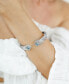 Фото #5 товара Amethyst & Bali Lovina Cuff Bracelet in Sterling Silver and 18K Gold