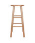 Element 2-Piece Wood Bar Stool Set