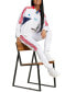 Women's House of Tiro Nations Pack Track Jacket White/Better Scarlet, M - фото #3