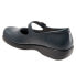 Фото #5 товара Softwalk Jupiter S1948-489 Womens Blue Leather Mary Jane Flats Shoes