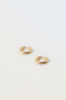 HOOP EARRINGS PLATED IN 24K GOLD