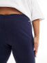 Tommy Jeans Plus tape legging short in navy