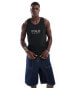 Фото #2 товара Polo Ralph Lauren lounge vest with chest text logo in black