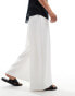 ASOS DESIGN smart extreme wide leg trousers in white