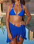 Фото #4 товара Moda Minx X Sophie Piper mini ruffle sarong in blue