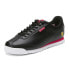 Фото #3 товара Puma Sf Roma Via Perforated Lace Up Mens Black Sneakers Casual Shoes 30751701