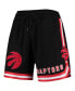 ფოტო #2 პროდუქტის Men's Black Toronto Raptors Chenille Shorts
