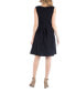 ფოტო #3 პროდუქტის Sleeveless Pleated Maternity Dress with Pockets