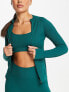 HIIT essential seamless full zip up top