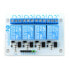 Фото #4 товара Relay module Velleman 4 channels - 10A / 250VAC contacts - 5V coil