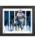 Фото #1 товара Javonte Williams North Carolina Tar Heels Framed 15" x 17" Player Panel Collage