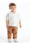 LCW baby Polo Yaka Kısa Kollu Erkek Bebek Tişört ve Pantolon 2'li Takım