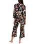 N Natori 2Pc Fleur Dragon Pajama Set Women's