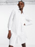 Vero Moda – Hemdkleid in Weiß