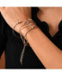 ფოტო #2 პროდუქტის Women's Gold Pack Of 4 Metallic Bracelets