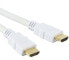 Techly ICOC-HDMI-4-010WH - 1 m - HDMI Type A (Standard) - HDMI Type A (Standard) - 4096 x 2160 pixels - 3D - White