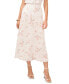 Фото #1 товара Women's Pull-On Floral Print Maxi Skirt