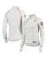 Фото #1 товара Women's White Iowa State Cyclones OHT Military-Inspired Appreciation Officer Arctic Camo 1/4-Zip Jacket