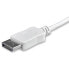 Фото #4 товара StarTech.com 3ft/1m USB C to DisplayPort 1.2 Cable 4K 60Hz - USB-C to DisplayPort Adapter Cable HBR2 - USB Type-C DP Alt Mode to DP Monitor Video Cable - Works w/ Thunderbolt 3 - White - 1 m - USB Type-C - DisplayPort - Male - Male - Straight