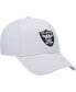 Фото #4 товара Boys Silver Las Vegas Raiders Basic Secondary MVP Adjustable Hat
