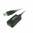 Фото #1 товара удлинительный USB-кабель NANOCABLE 10.01.0211 Чёрный 5 m