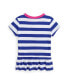 Фото #2 товара Baby Girls Polo Bear Cotton Jersey Peplum T-shirt