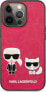 Karl Lagerfeld Etui Karl Lagerfeld KLHCP13LPCUSKCP Apple iPhone 13 Pro fuksja/fushia hardcase Ikonik Karl & Choupette