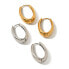 Decent oval earrings in gold-plated steel VAAJDE2309071G