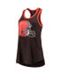 Фото #3 товара Women's Brown Cleveland Browns Tater Tank Top