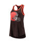 ფოტო #3 პროდუქტის Women's Brown Cleveland Browns Tater Tank Top