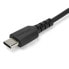 Фото #4 товара StarTech.com 1m USB A to USB C Charging Cable - Durable Fast Charge & Sync USB 2.0 to USB Type C Data Cord - Rugged TPE Jacket Aramid Fiber M/M 3A Black - Samsung S10 - iPad Pro - Pixel - 1 m - USB A - USB C - USB 2.0 - 480 Mbit/s - Black
