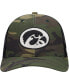Фото #2 товара Men's Camo, Black Iowa Hawkeyes Team Logo Trucker Snapback Hat