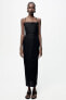 Фото #3 товара Платье миди из 100% льна — zw collection ZARA