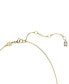 Gold-Tone Mixed Crystal Charm Necklace, 15" + 2-3/4" extender