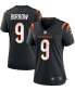 Фото #2 товара Women's Joe Burrow Black Cincinnati Bengals Game Jersey