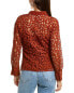 Vince Lace Sculpted Shirt Women's Xs