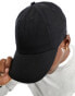 ASOS DESIGN soft baseball cap in black cotton